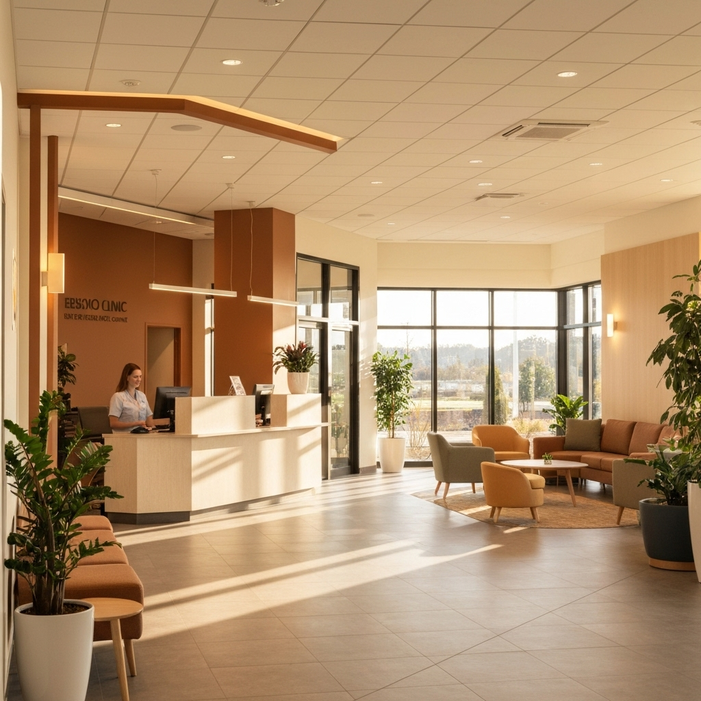 Fondo de clínica médica